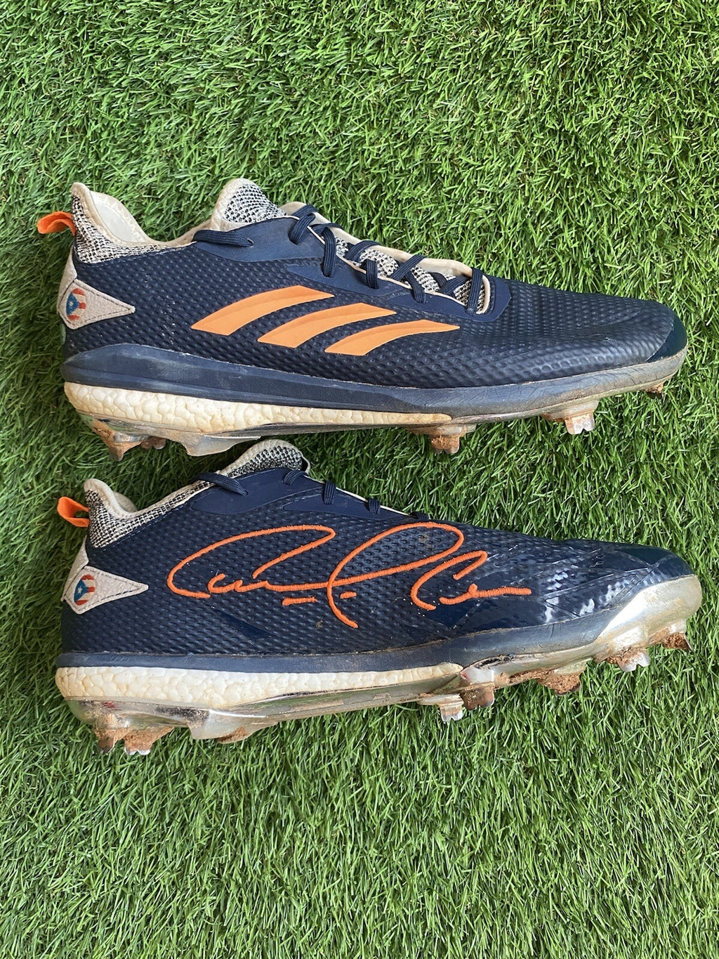 Carlos Correa Houston Astros Game Used Cleats Signed 2018 “76th Career HR”