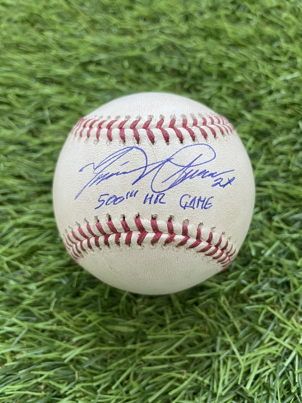 Miguel Cabrera Detroit Tigers Game Used Baseball “500th HR Game” MLB Beckett LOA