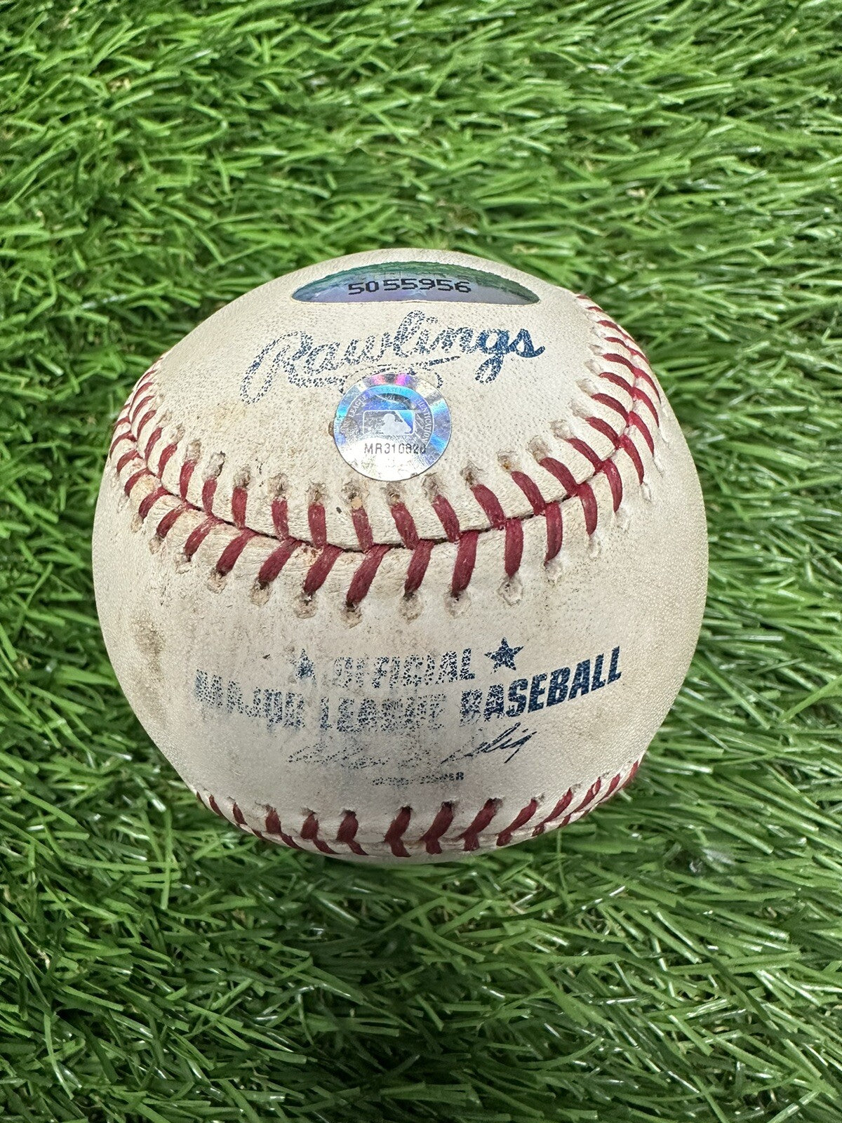 Roger Clemens Astros Game Used Baseball Career Win 332 6/5/05 MLB Auth LOA Auto