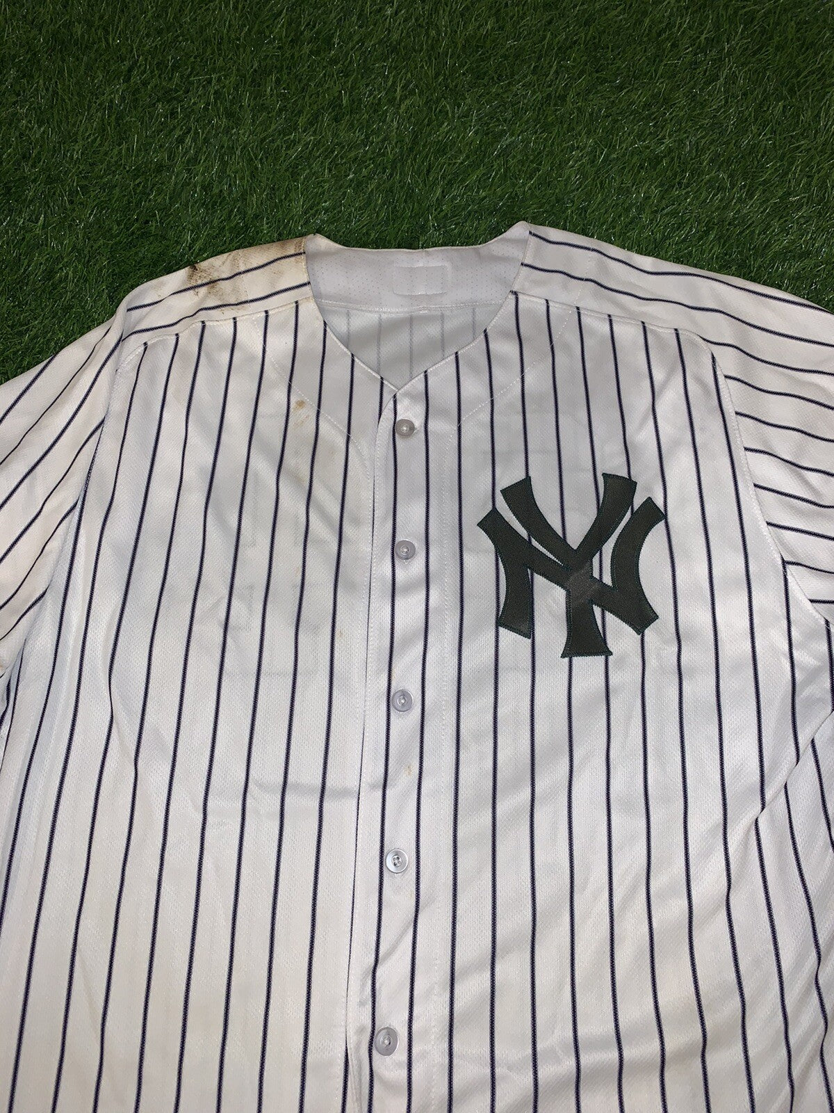 Gary Sanchez New York Yankees Game Used Worn Jersey 2017 MLB Auth Memorial Day