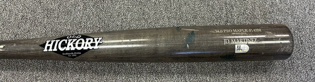 JD Martinez Los Angeles Dodgers Game Used Bat 2023 MLB Authenticated