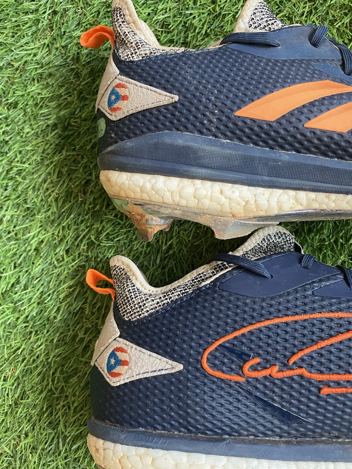 Carlos Correa Houston Astros Game Used Cleats Signed 2018 “76th Career HR”