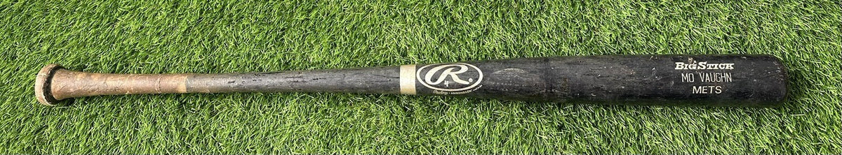 Mo Vaughn New York Mets Game Used Bat 2002 Photo Matched