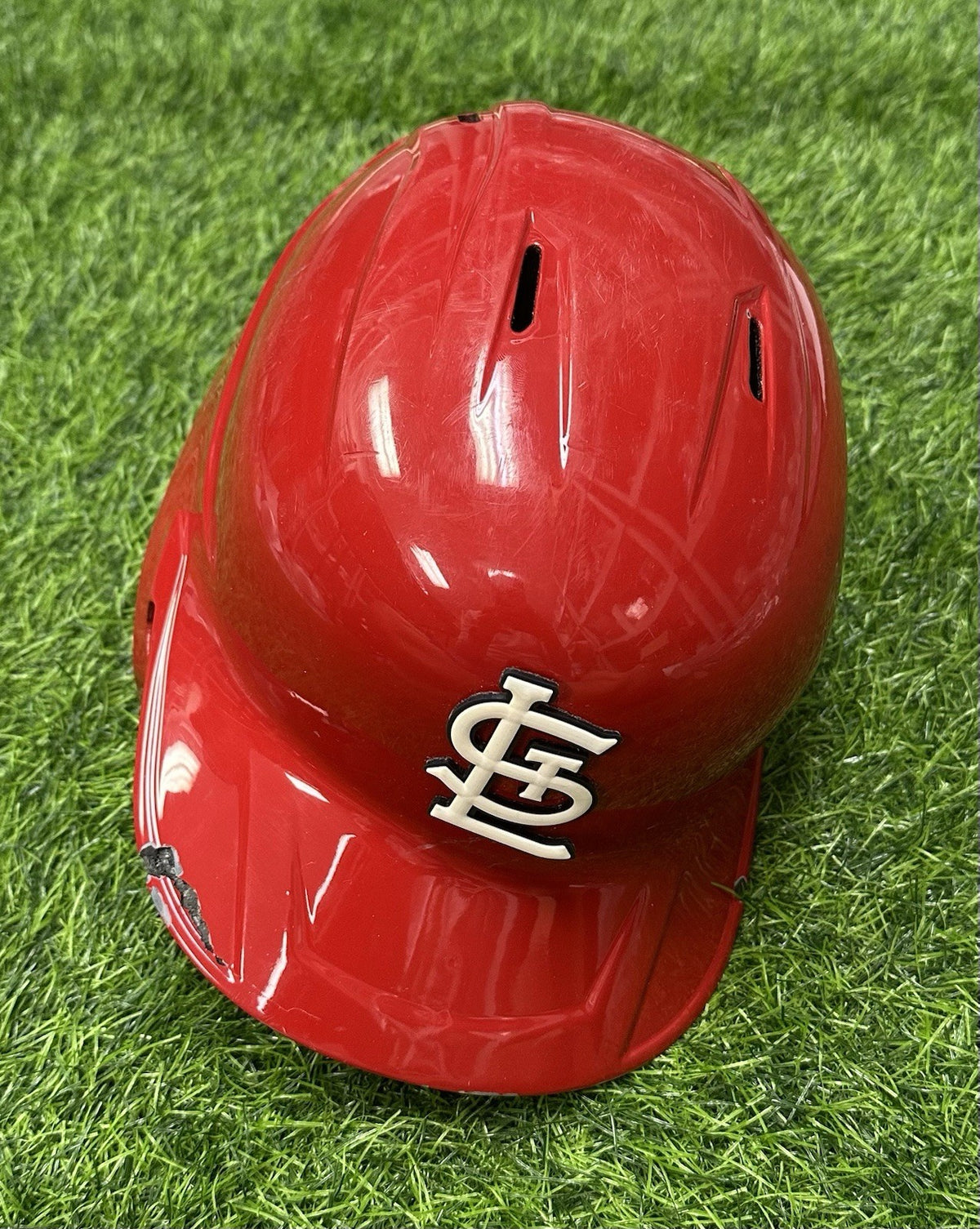 Nolan Gorman St. Louis Cardinals Game Used Helmet 2023 MLB Auth LOA