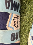 Junior Caminero Game-Used & Signed 3 Piece Protector Set – 2025 GUG LOA