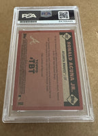 Ronald Acuna Jr. 2018 Topps Throwback Thursday #202 Signed PSA 10 Auto 