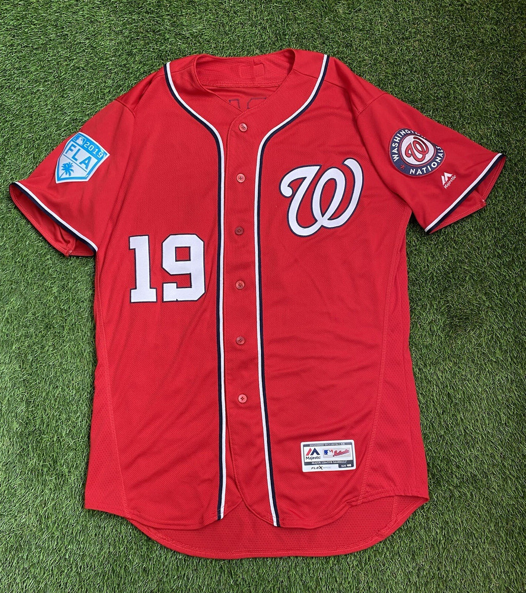 Anibal Sanchez Washington Nationals Game Used Worn Jersey 2019 Spring Training