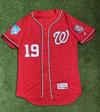 Anibal Sanchez Washington Nationals Game Used Worn Jersey 2019 Spring Training