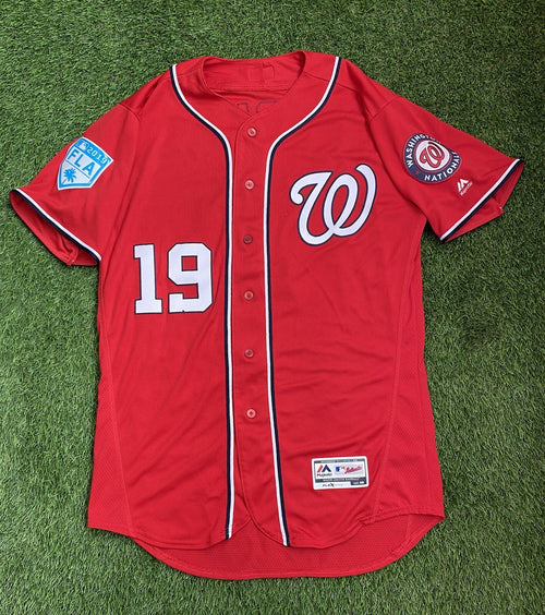 Anibal Sanchez Washington Nationals Game Used Worn Jersey 2019 Spring Training