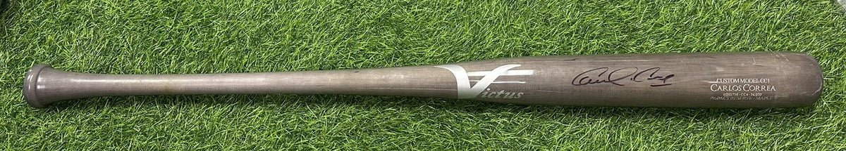 Carlos Correa Houston Astros Victus Player Issued Bat 2017 Signed GUG LOA