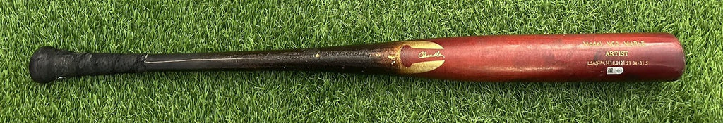 Nick Castellanos Cincinnati Reds Game Used Bat Career HR 139 MLB Auth Matched