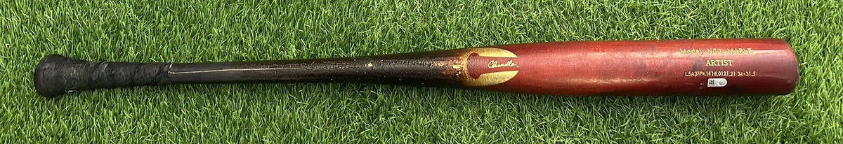 Nick Castellanos Cincinnati Reds Game Used Bat Career HR 139 MLB Auth Matched