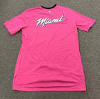 Dwayne Wade Miami Heat Game Used Shooting Shirt 2018