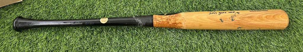 Ozzie Albies Atlanta Braves Game Used Bat Birdman 2023 Uncracked GUG LOA
