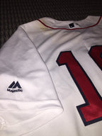 Andrew Benintendi Boston Red Sox Game Used Worn Jersey MLB Auth 2018 WS Season