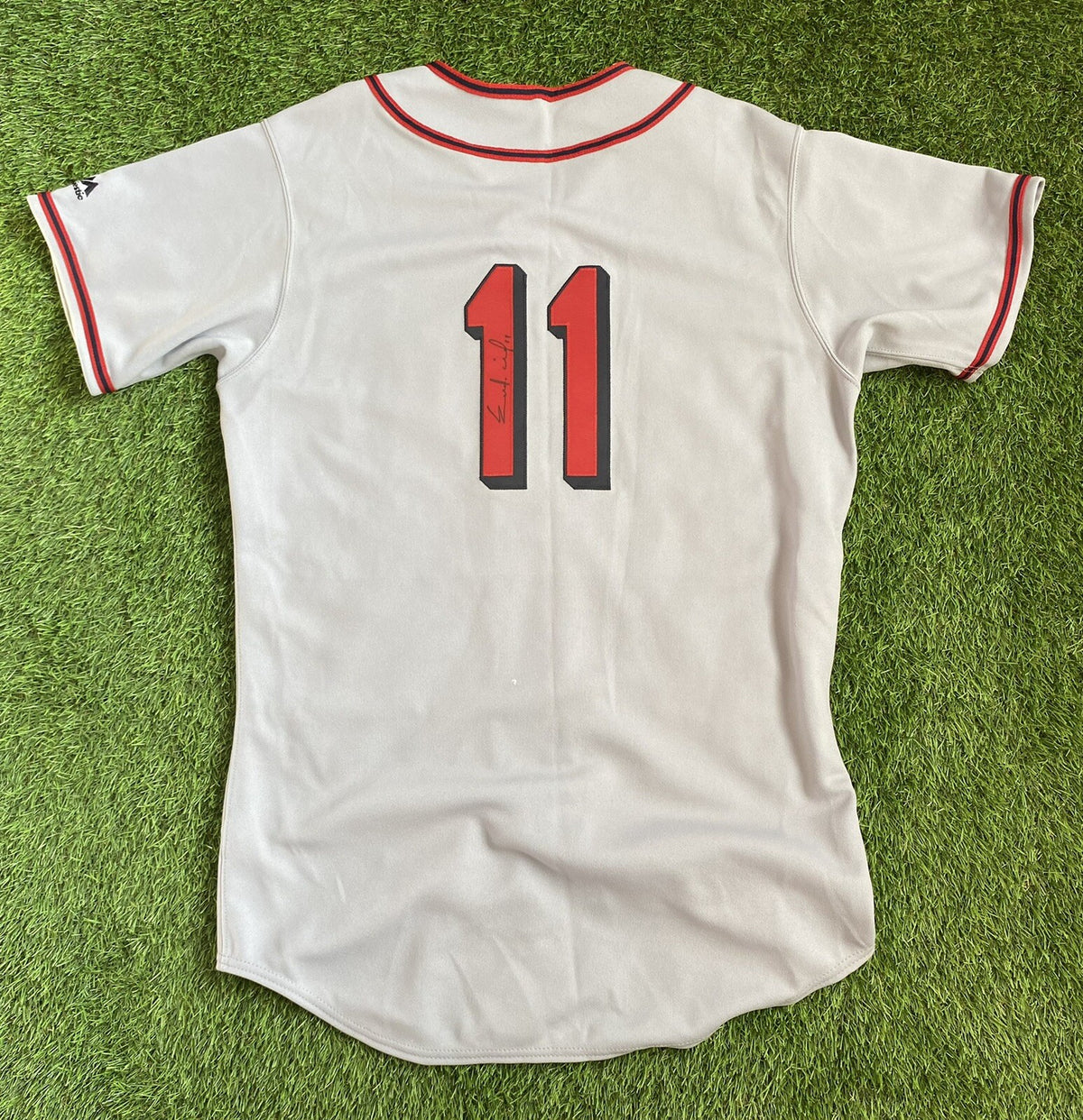 Ender Inciarte Atlanta Braves Game Used Worn Jersey 2016 MLB Auth Signed