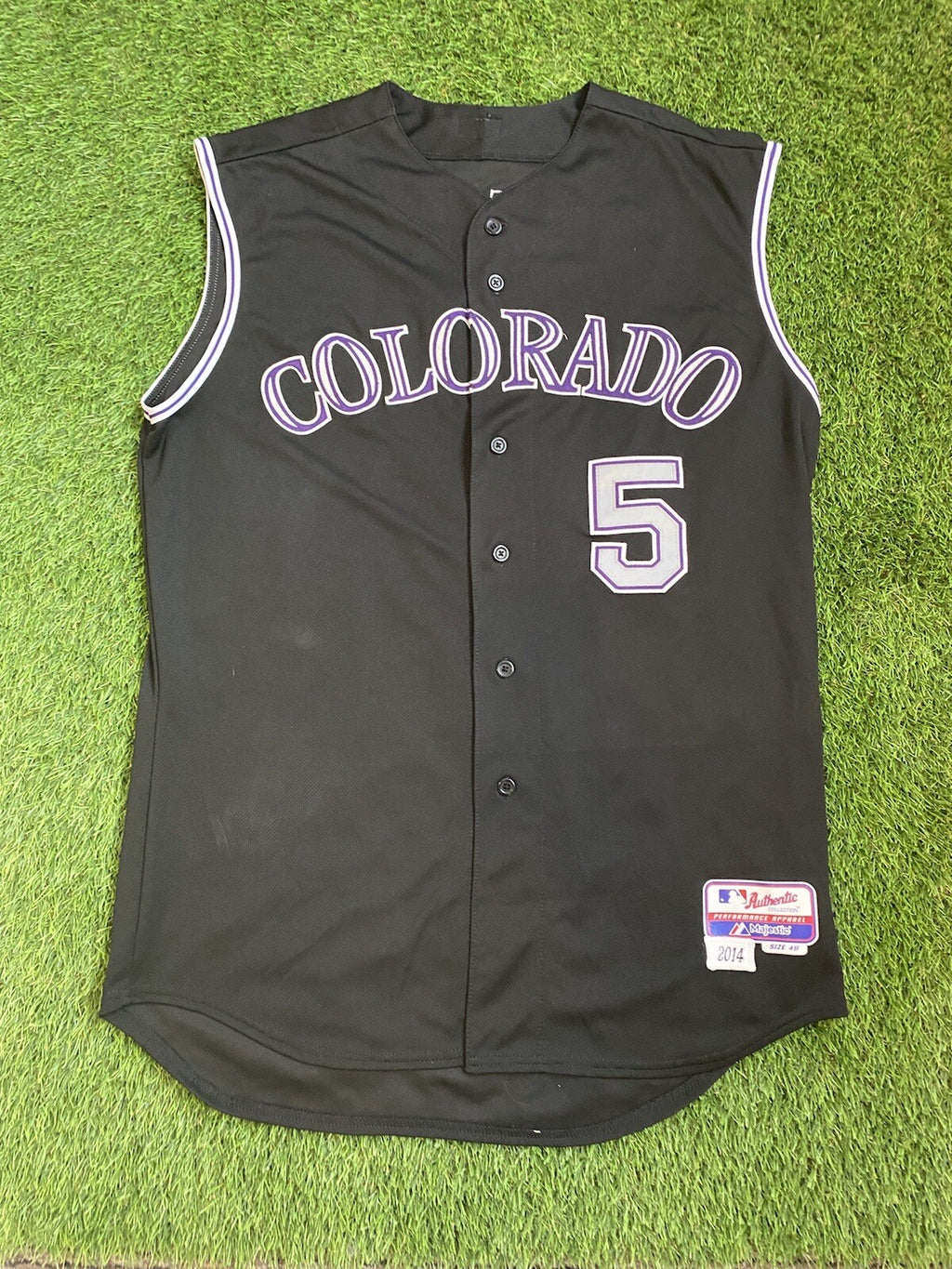 Carlos Gonzalez Colorado Rockies Game Used Jersey “Career Home Run 136” Signed