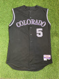 Carlos Gonzalez Colorado Rockies Game Used Jersey “Career Home Run 136” Signed