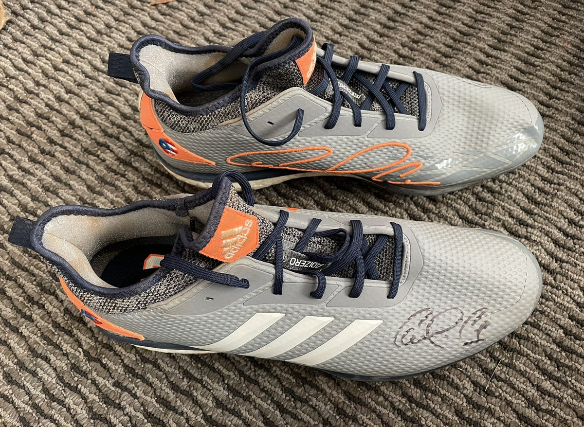 Carlos Correa Houston Astros Game Used Cleats Signed 2018 Correa LOA