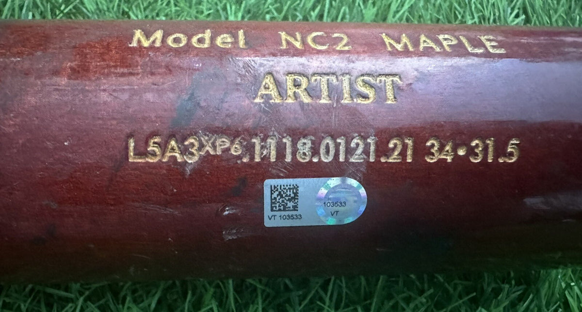 Nick Castellanos Cincinnati Reds Game Used Bat Career HR 139 MLB Auth Matched