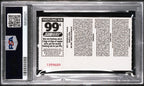 Ken Griffey Jr. Signed 500th Career Home Run Ticket Stub 6/20/04 PSA 9 Auto