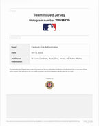 Yadier Molina St. Louis Cardinals Team Issued Jersey 2022 Brock Patch MLB Auth