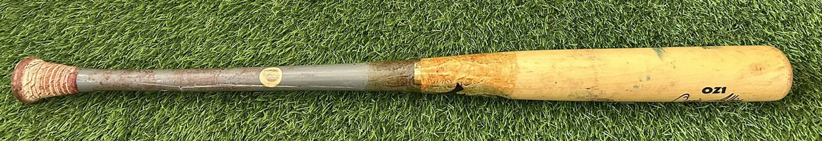 Ozzie Albies Atlanta Braves Game Used Bat Birdman 2023 Career HR 108 MLB Auth
