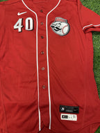Nick Lodolo Cincinnati Reds Game Used Worn Jersey 2023 Spring Training MLB Auth