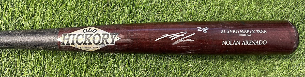 Nolan Arenado Colorado Rockies Game Used Bat 2018 ASG Signed PSA/DNA GU 10