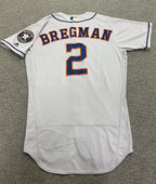 Alex Bregman Houston Astros Game Used Jersey “Final HR of 2017” MLB Auth