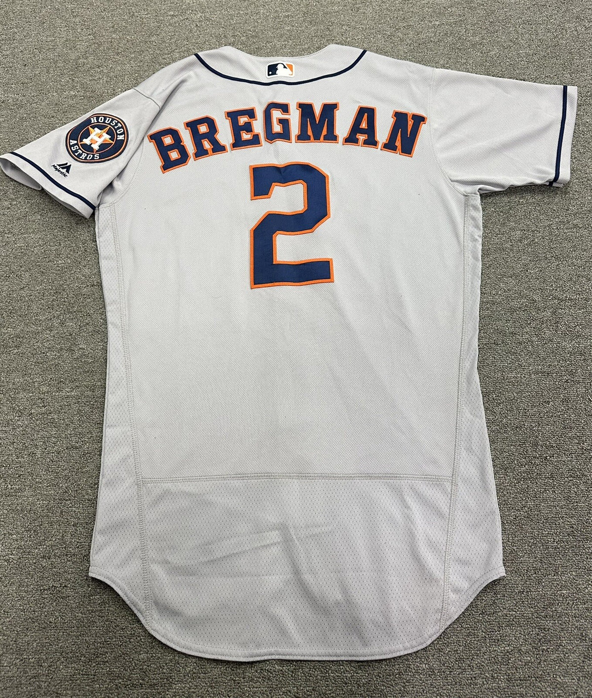 Alex Bregman Houston Astros Game Used Jersey “Final HR of 2017” MLB Auth