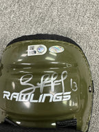 Salvador Perez Rawlings Game Used Shin Guards 2024 Memorial Day MLB Auth Signed