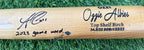 Ozzie Albies Atlanta Braves Game Used Bat Birdman 2023 Uncracked GUG LOA