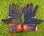 George Springer Toronto Blue Jays Game Used Worn Batting Gloves 2023 GUG LOA