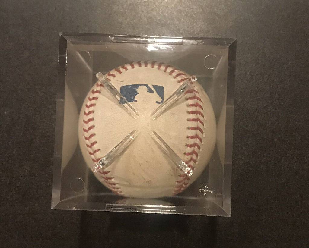 Luis Castillo Cincinnati Reds Game Used Baseball Final Strikeout 2017 MLB Auth