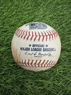 Will Benson Cincinnati Reds Game Used Baseball 2023 “2nd Career Triple” MLB Auth