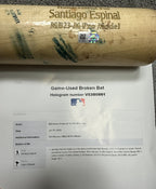 Santiago Espinal Toronto Blue Jays game used bat 2022 “2 RBI Single"