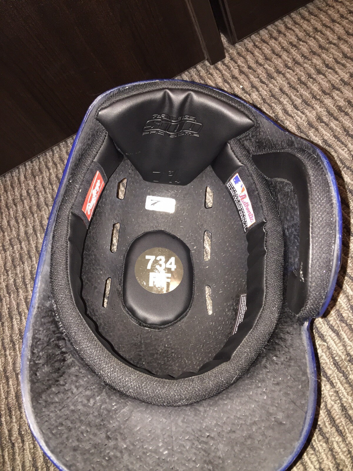 Noah Syndergaard New York Mets Game Used Helmet Signed 2016 MLB Authenticated
