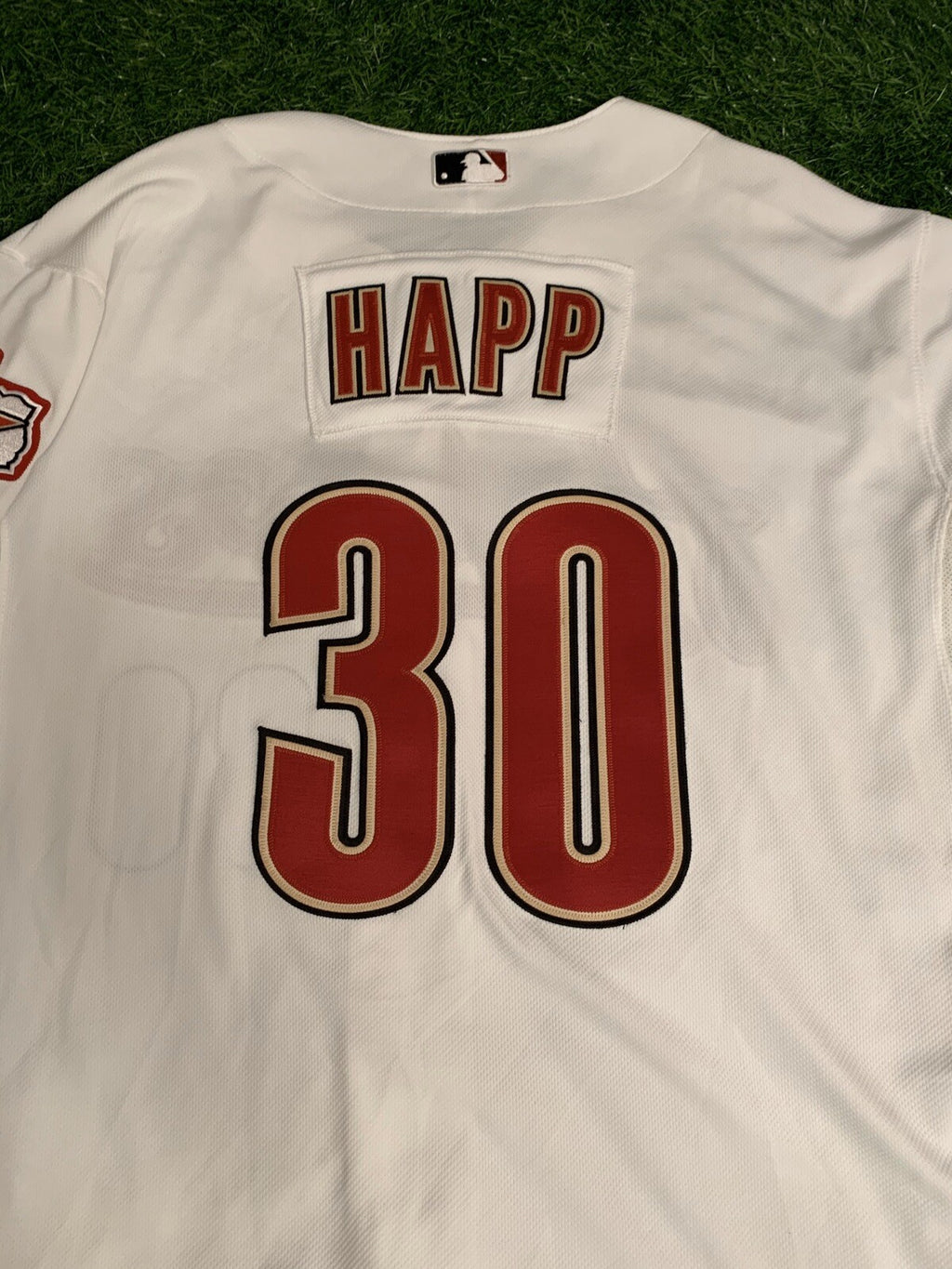 JA Happ Houston Astros Game Used Worn Jersey 2012 Yankees