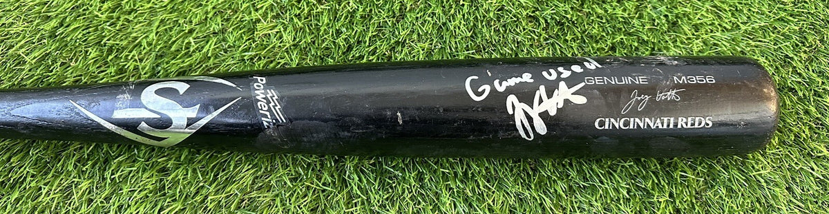 Joey Votto Cincinnati Reds Game Used Bat Signed “Postseason Hits 9/10” 2020