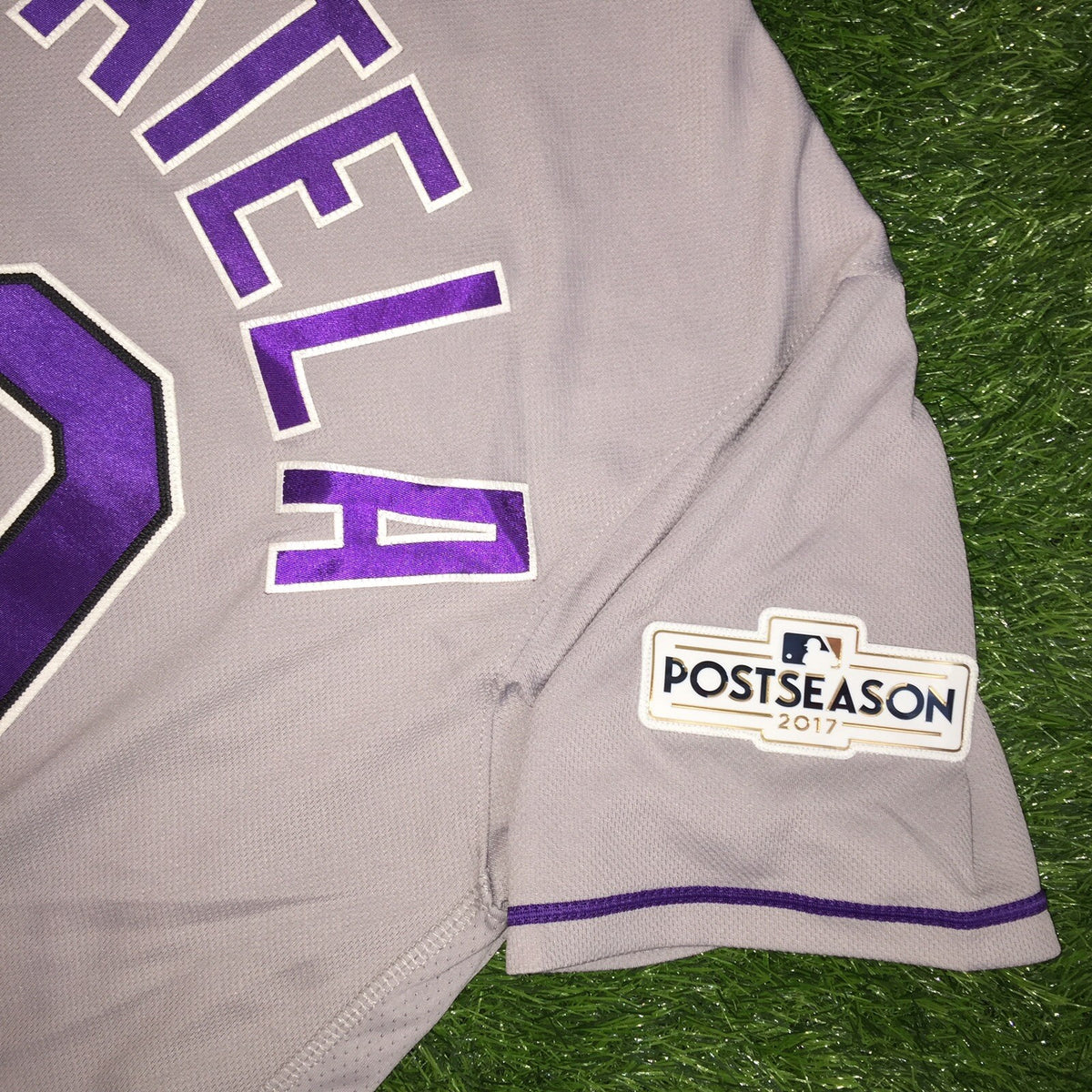 Antonio Senzatela Colorado Rockies Game Used Worn Jersey 2017 Playoffs MLB Auth