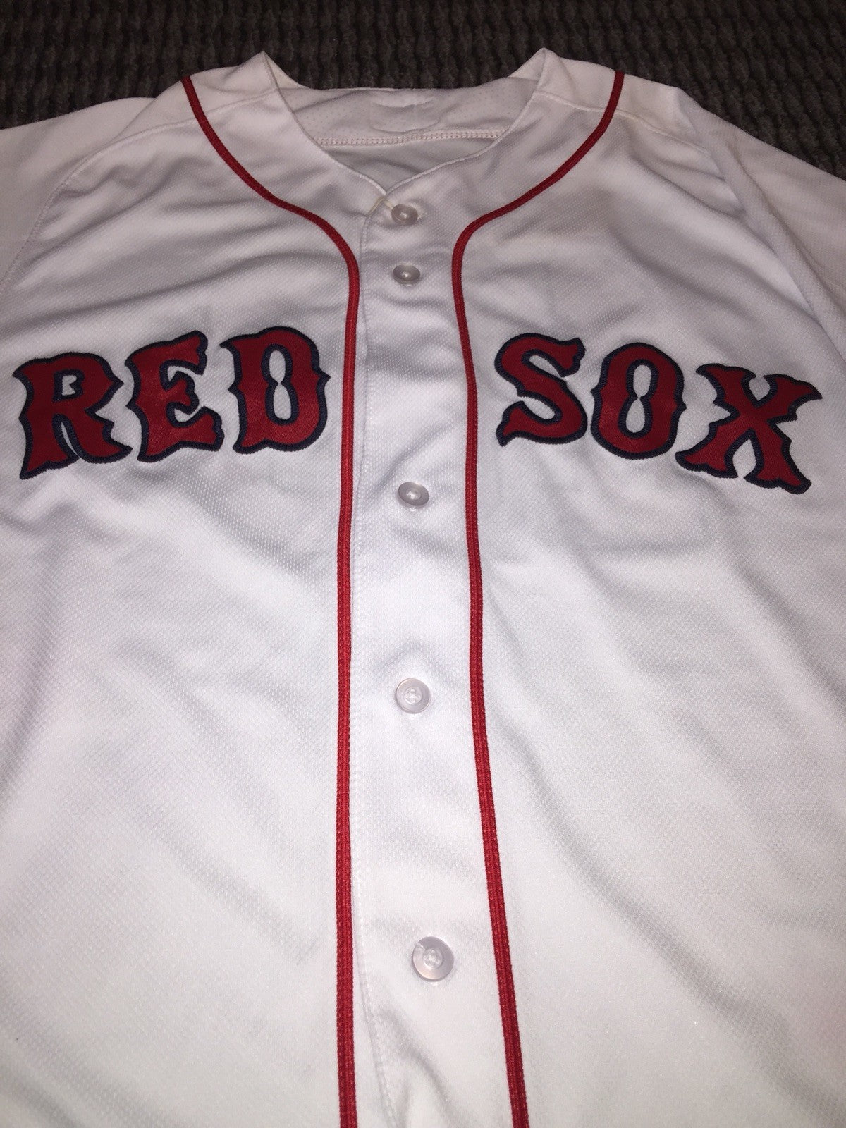 Andrew Benintendi Boston Red Sox Game Used Worn Jersey MLB Auth 2018 WS Season