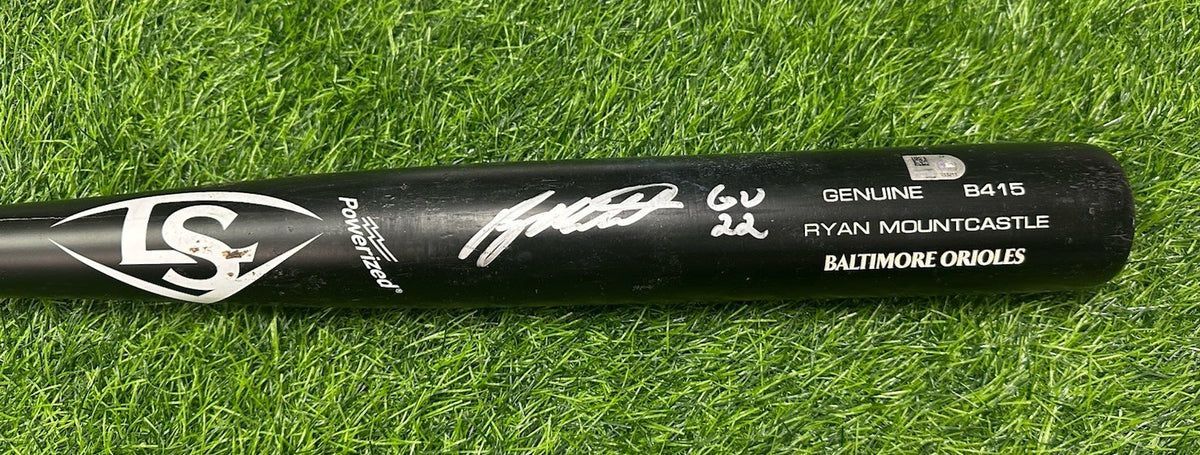 Ryan Mountcastle Baltimore Orioles Game Used Bat 2022 MLB Auth Signed LOA
