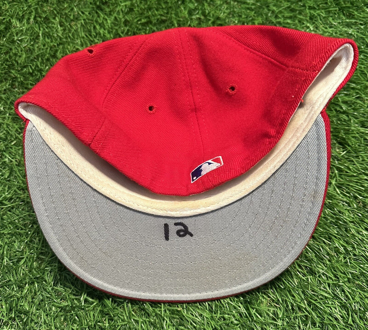Deion Sanders Cincinnati Reds Game Used Hat 1994 Reds Gift Shop LOA