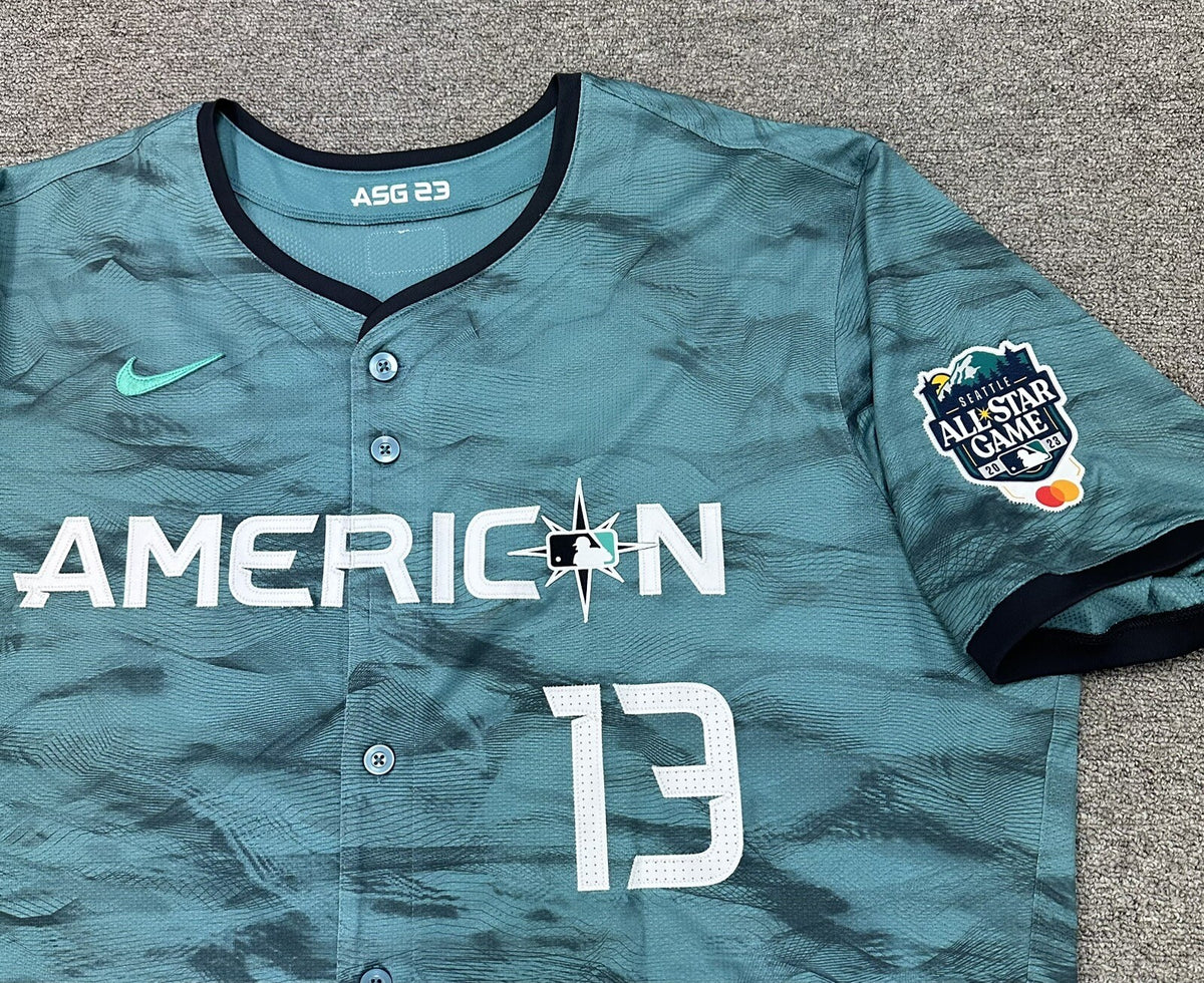 Salvador Perez 2023 AL All Star Game Player Issued Jersey Signed GUG LOA