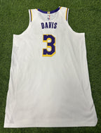 Anthony Davis Los Angeles Lakers Game Used Worn Jersey Double/Double NBA LOA