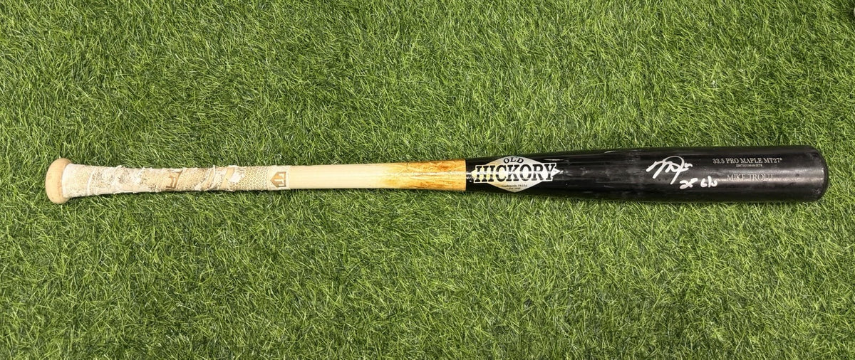 Mike Trout LA Angels Game Used Bat Signed 2025  Anderson LOA Matched