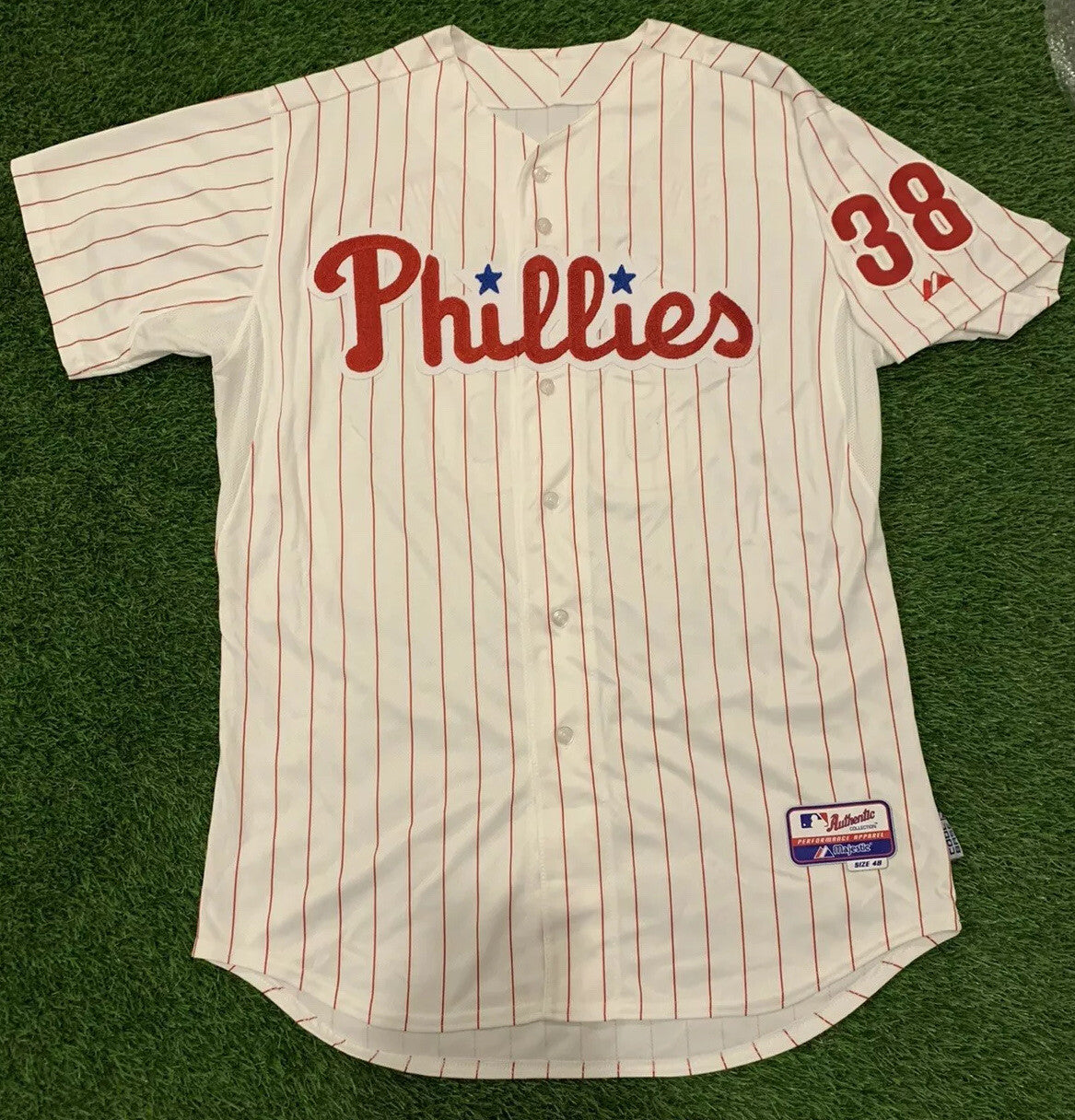 Curt Schilling Philadelphia Phillies Game Model Jersey Signed MLB Authenticated