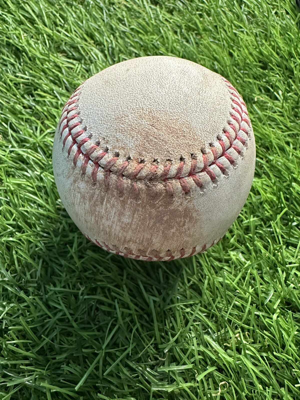 Ronald Acuna Jr. Game Used Baseball RBI Single “Stolen Base #15” 2023 MLB Auth