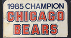 Chicago Bears “1985 Champion” 24.5" x 42" Soldier Field Locker Room Sign